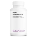 SuperSmart Super Ashwagandha 600mg dienā (Patented) - KSM-66 Ashwagandha - augsts potenciāls 5% aranolīdiem -- Non-GMO & Gluten Free - 120 Veģetārās kapsulas