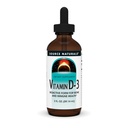 Avots Dabas vitamīns D- 3 Šķidruma pilieni 2000 iu Atbalsts Kaulu un imūnās veselības* - 2 Šķidruma oz