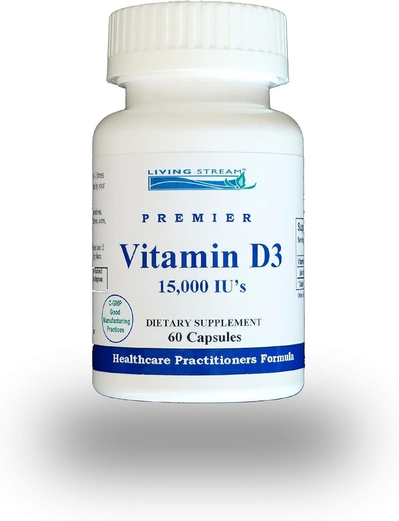 D3 vitamīns 15 000 SV, 60 kapsulas