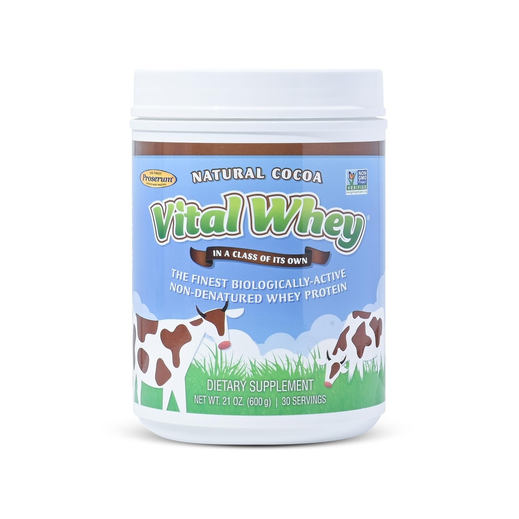 Zāles lopbarības proteīna pulveris imūnvitalitātei, dabīgs kakao 600g (30 apkalpo), 15g proteīna per serve, Vital Shey, tīra Holistic, Wellness Nutrition