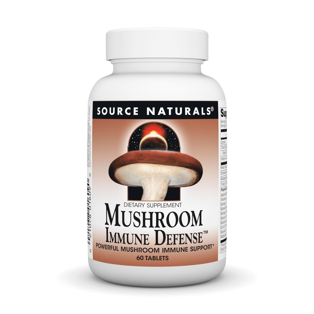 Avots Dabas Sēņu imūnā aizsardzība, spēcīgs sēņu imūno atbalstu*, 16 Blend Complex - 60 tabletes