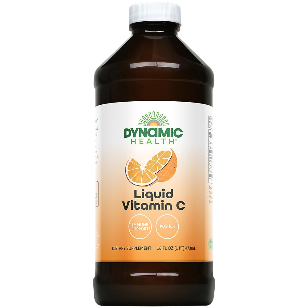 Dinamiskā veselība Šķidrs vitamīns C - Pazemināts Bots: 10039: Liq, Citrus (Btl-Plastic) 1000mg 16oz