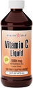 C vitamīna šķidrums 500 mg - Imūnsupport & Overall Health - Orange Flavor - 16 Fl Oz (iepakojums no 1)