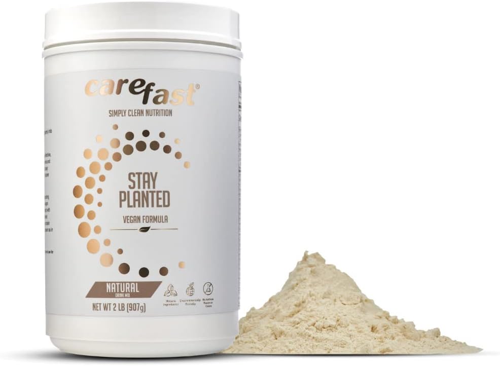 Palieciet stādīti augu bāzes nav GMO sojas veselīgs proteīns pulveris dzērienu maisījums - dabas uzliesmojošs - 2lb Tub - 13g proteīns - padara liels degustācija zems Carb Vegan Shakes & Smoothies