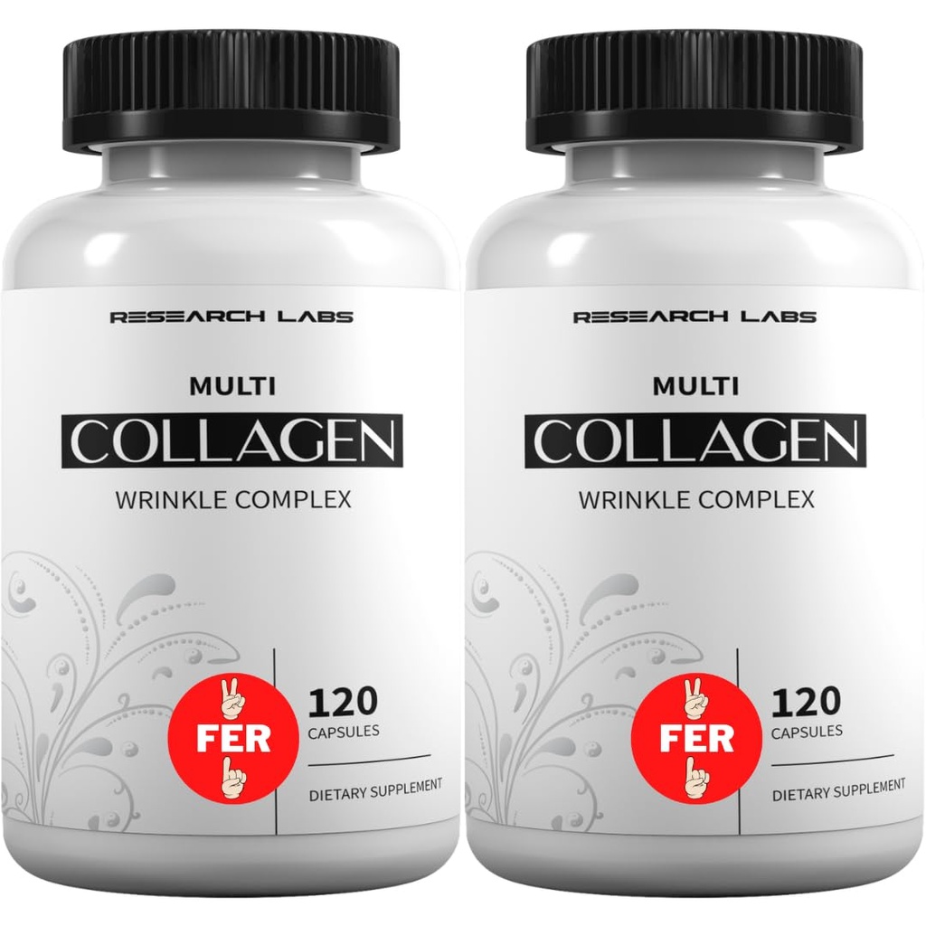Pētniecība Labs 2 1 Promo 240 kolagēna tabletes - 6000 mg dienā. Zāles barotnes pretnovecošanās atbalsts ādai, locītavām, tendoniem, kauliem, matiem un nagiem. Paleo Friendly. Kolagēna peptīdu pulvera papildinājums...