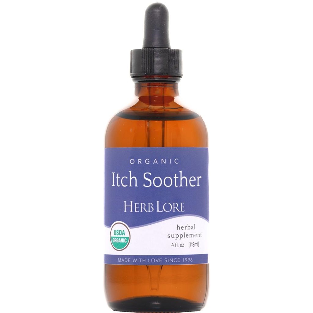 Herb Lore Organic nieze Soother Tincture - Soothes niezošs Grūtniecība Ādas un izsitumi, Šķidra piena dadži, Dandelion & Dzeltenā Dock Aknu atbalsta papildinājums pilieni (4 fl oz)