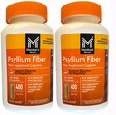 Deputāta Mark Fiber Capsules 2Pack (400 Count) Psyllium Husk ir #1 Doctor-Rekomended Fiber pielikums.