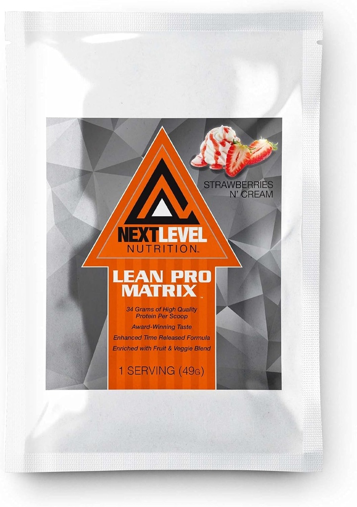 Lean Pro Matrix Olbaltumvielas Travel Packs by Next Level Nutrition 
