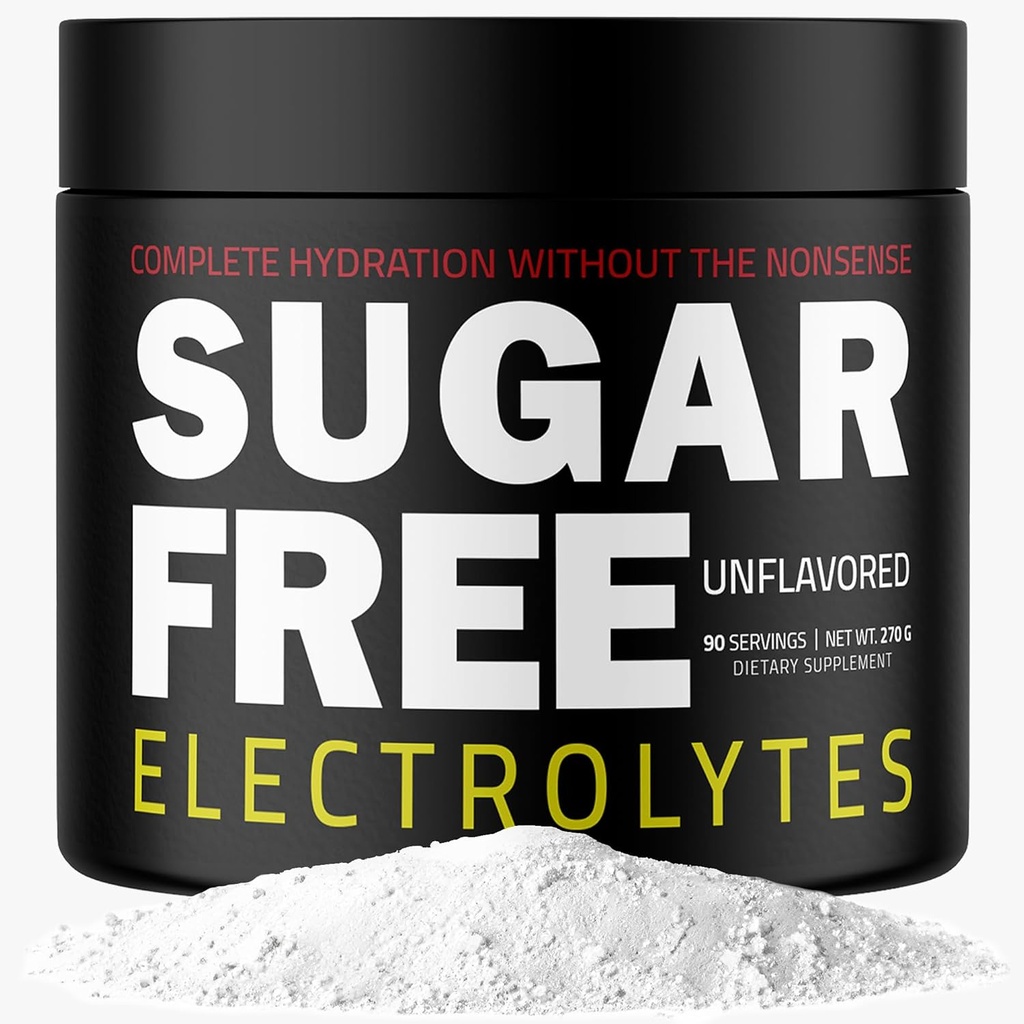 – Ātras hidrācijas pulveris, Nulles kaloriju, essential Raw Electrolytes Blend, Keto Friendly with No Cukur, Raw Electrolyte Powder (Neuzliesmojošs)