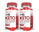 (2 Pack) Go 90 Keto ACV Gummies Advanced Formula 1000MG Go90 Keto Gummies Apple Cider Etiķis Formulēts ar granātābolu biešu sulu pulveri B12 Vegan Non GMO 120 Gumys