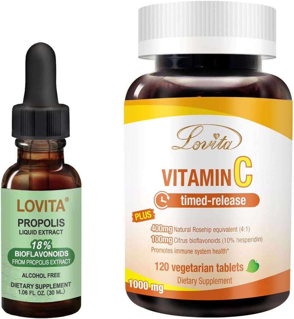 Lovita bišu propoliss Šķidrais ekstrakts un vitamīns C Nutrient piedevas