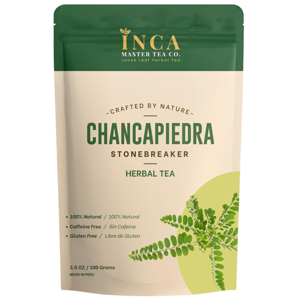 Inca Master Chanca Piedra Stone Breaker - 100% Dabīgs Tējas Nieru Akmens Izšķīdinātājs & Žultspūšļa tīrītājs, 100 Grams (3.5 Ounces) Nieru Akmens Atbalsts