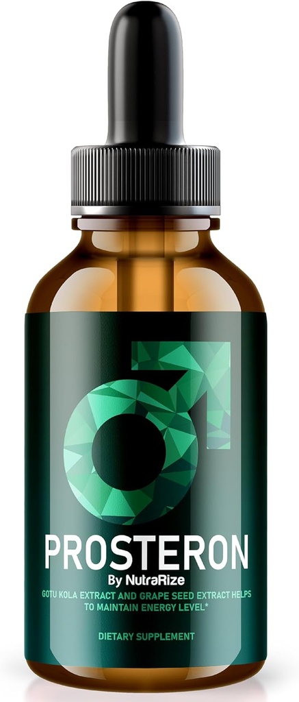 NutraRize Prosteron pilieni, All-Natural Prostate Health Papildinājums, Premium Vitamīns, lai atbalstītu veselīgu cirkulāciju, Official Prosteron Formula Reviews (30 Servings)