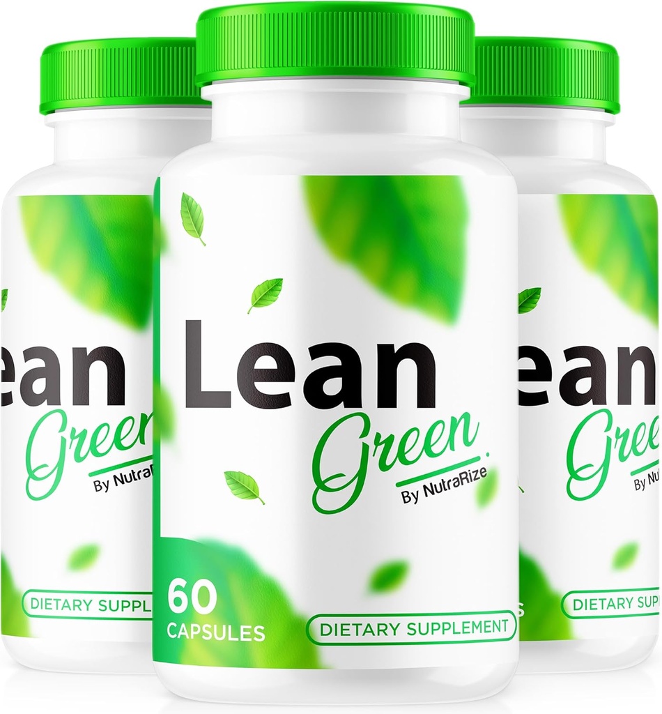 (3 Pack) Lean zaļās kapsulas - dabiski atbalsta aktīvu dzīvesveidu un fitnesu, Premium Keto tabletes ilgstošai enerģijai un veselībai, Lean Green Formula, LeanGreen Oficiālais pārskats (180 kapsulas)