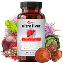 UpWellness Ultra aknu papildinājums aknu atbalsta un žultspūšļa atbalsts - Powered by TMG, NAC Milk Thattle, un vairāk - Aknu tīrīt Detox & remonts - 60 kapsulas