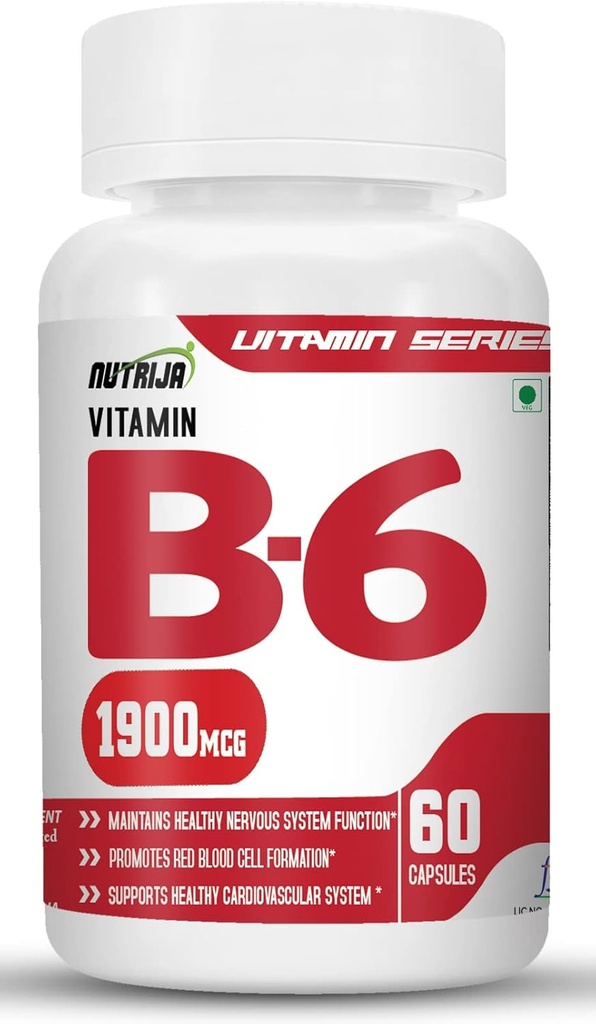 B6 vitamīns Kapsulas (60 kapsulas)