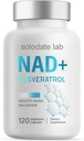 solodate lab NAD+ papildinājums 1000mg, True NAD+ & Resveratrol, 120 Caps