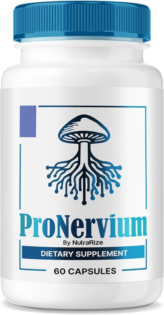 ProNervium - ProNervium Advanced Nerve Health Additional, ProNervium Nerve Support Diētiskās tabletes, All-Natural Formula for Dynamic Lifestyle, Pro Nervium Pastillas Atsauksmes (60 kapsulas)
