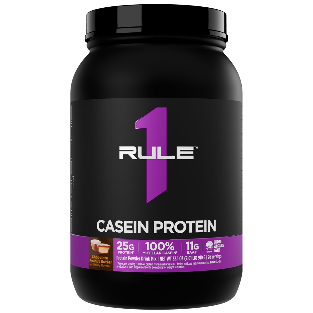 1. pants Kazeīna proteīns - 25g Olbaltumvielas un 11g EAAs Per Servē no lēnas iznomāšanas Micellar Casein atjaunošanai uz nakti un ilgstošai piegādei starp ēdienreizēm (2 gabaliņi, šokolādes riekstu sviests)