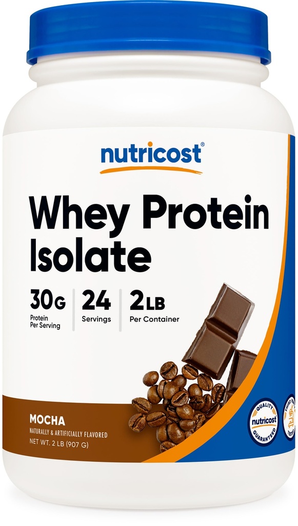 Nutricost sūkalu proteīna izolāts (Mocha) 2LBS