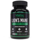 Organic Lions Mane Papildinājums Kapsulas 2400 mg - Jaudīgs Nootrop - Palīdz uzturēt atmiņu, enerģiju, un garīgo skaidrību - Vegan Brain Booster Focus Pills - Real Lion Mane Papildinājums