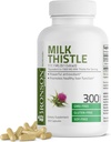1000 MG Silybum Marianum Antioksidantu un aknu veselības atbalsts - ne- GMO, 300 kapsulas