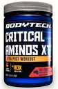 BODYTECH Critical Aminos XT Intra/Post Workout Pulveris Garšīgs augļu pūderis Flavor - Formulēts, lai atbalstītu muskuļu atgūšanas un uzlabot veiktspēju optimālu rezultātu (15,9 oz / 45 Kalpo)
