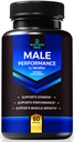 Blue Vigor Max tabletes vīriešiem, All-Natural Formula vīriešu fitnesa un izturības, Premium kapsulas ikdienas uzturu, veiktspēju un enerģiju, Oficiālais papildinājums Man Atsauksmes (60 kapsulas)