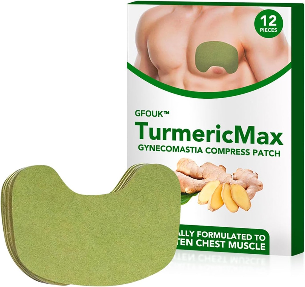 Ginekomastija Kompresija Patch - Džindžera krēms vīriešiem, Tightening un tēlniecības krūtīs Muskuļi ar dabas sastāvdaļas (1Pack)