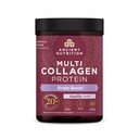 Ancient Nutrition kolagēna pulvera proteīns, multikolagēna proteīns, hidrolizēts kolagēna peptīdi atbalsta ādu un nagus, locītavu papildinājums (graudu Boost, 45 Servē)