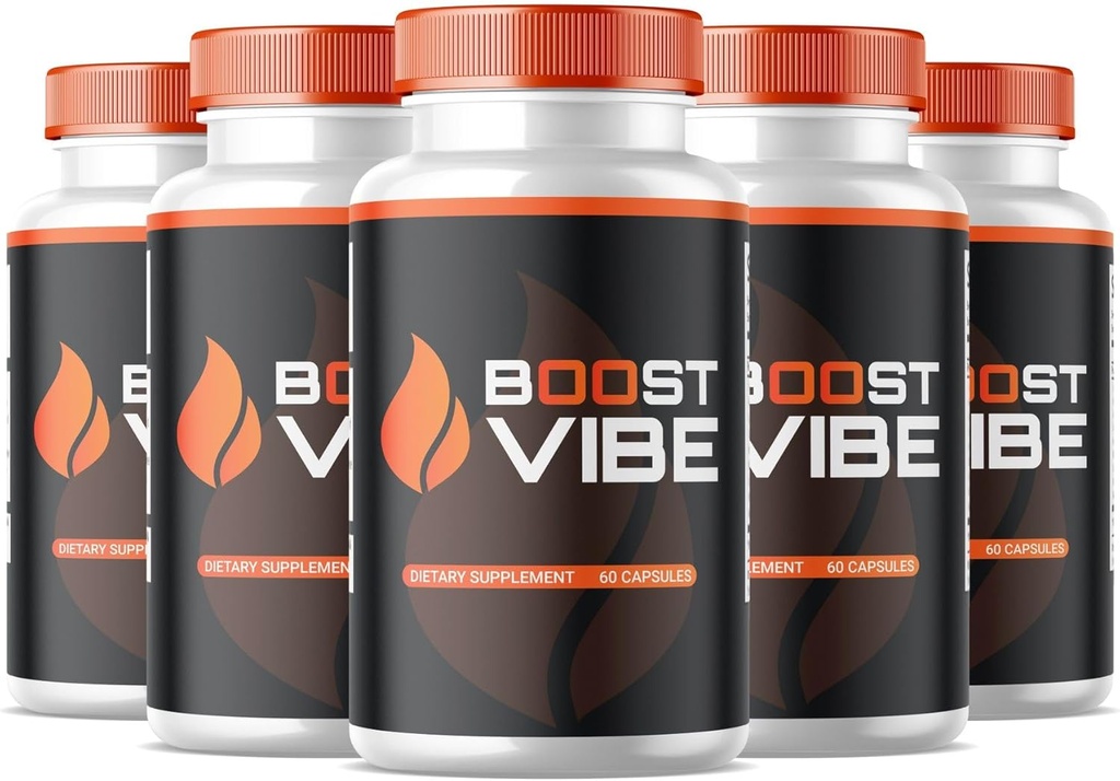 SPRESSO (5 iepakojums) Boost Vibe kapsulas, Oficiālais Boost Vibe papildinājums, Visi Natural Boost Vibe tabletes, Premium Boost Vibe atbalstam Vīriešu veselība un labsajūta, Premium Boost Vibe (300 kapsulas)