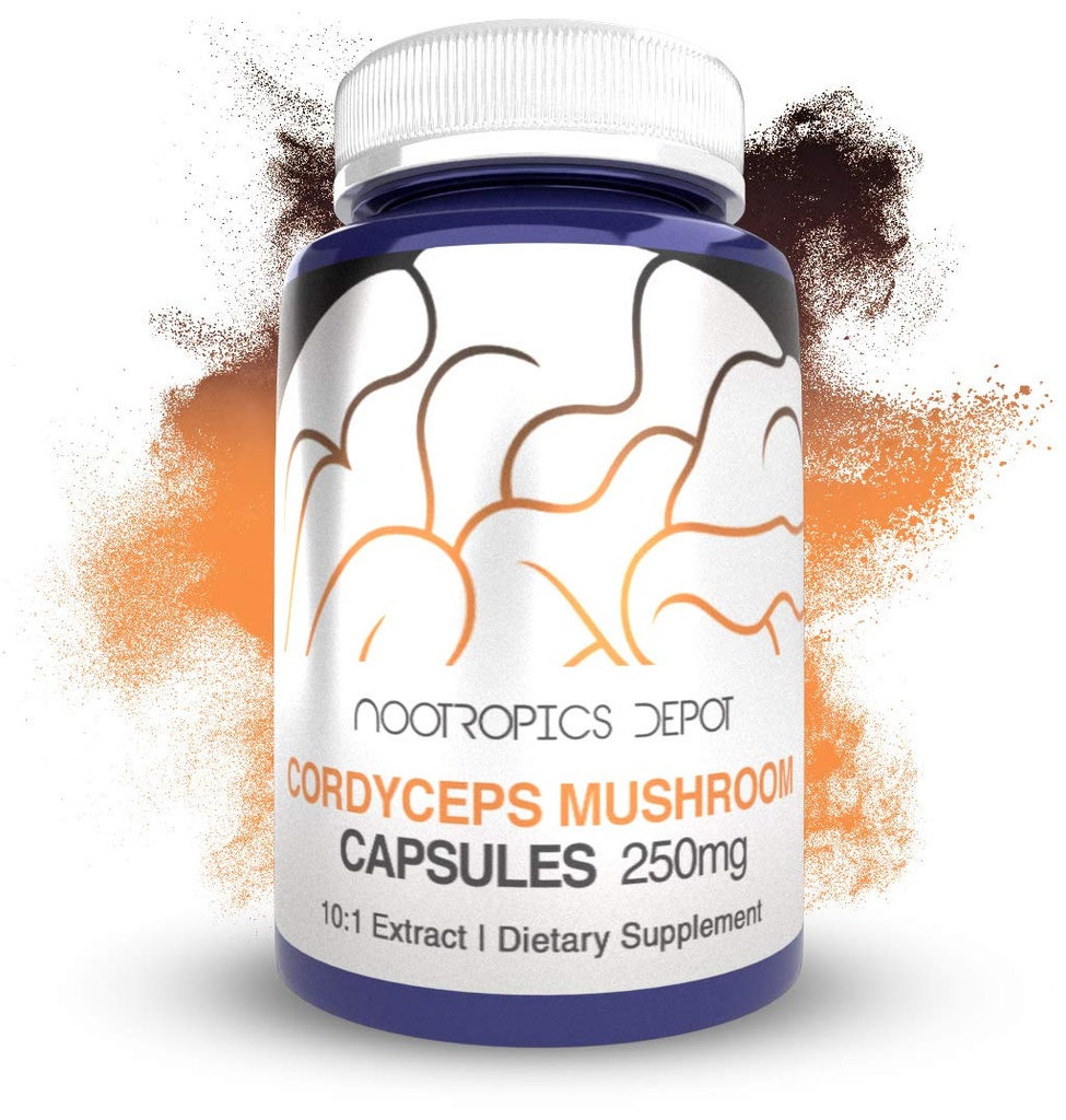 Nootropics Depot Cordyceps Sēņu kapsulas 
