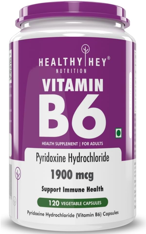Vitamīns B6 Piridoksīns - 120 Veg. Kapsulas