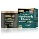 NAD+ Papildinājums - Liposomāls Nikotinamīds Ribosīds, Resveratrols, Quercetin Augstas tīrības NAD Papildinājums anti-Aging, Enerģija, Fokuss - 80 Kapsulas (40 Kalpošana)