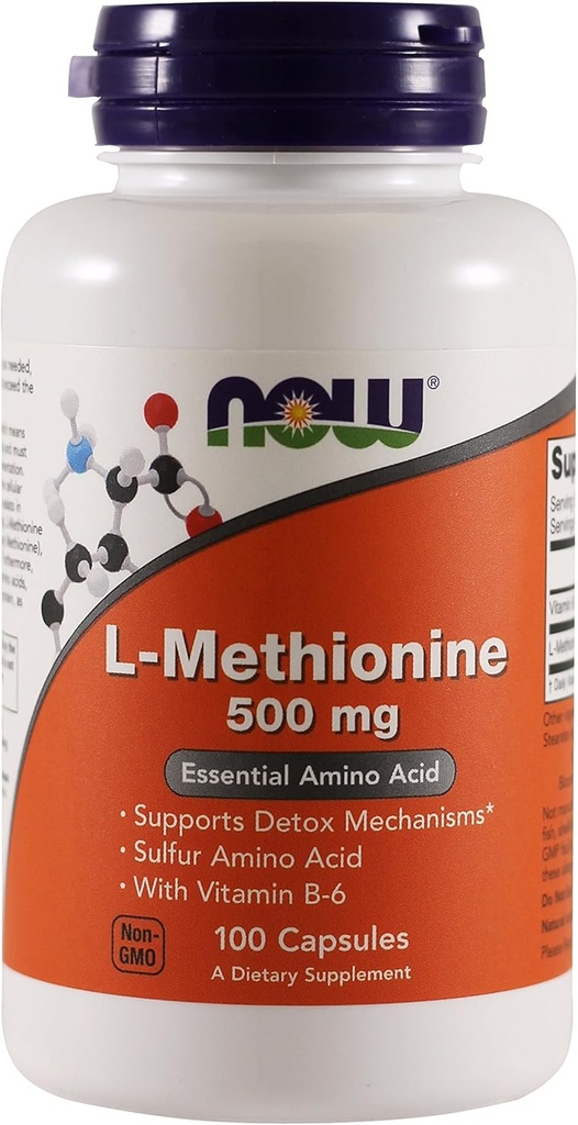 Tagad pārtikas produkti L-metionīns, 100 kapsulas / 500mg (2. iepakojums)