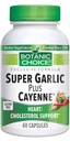 Botāniskā izvēle Super ķiploki Plus Cayenne, 60 kapsulas