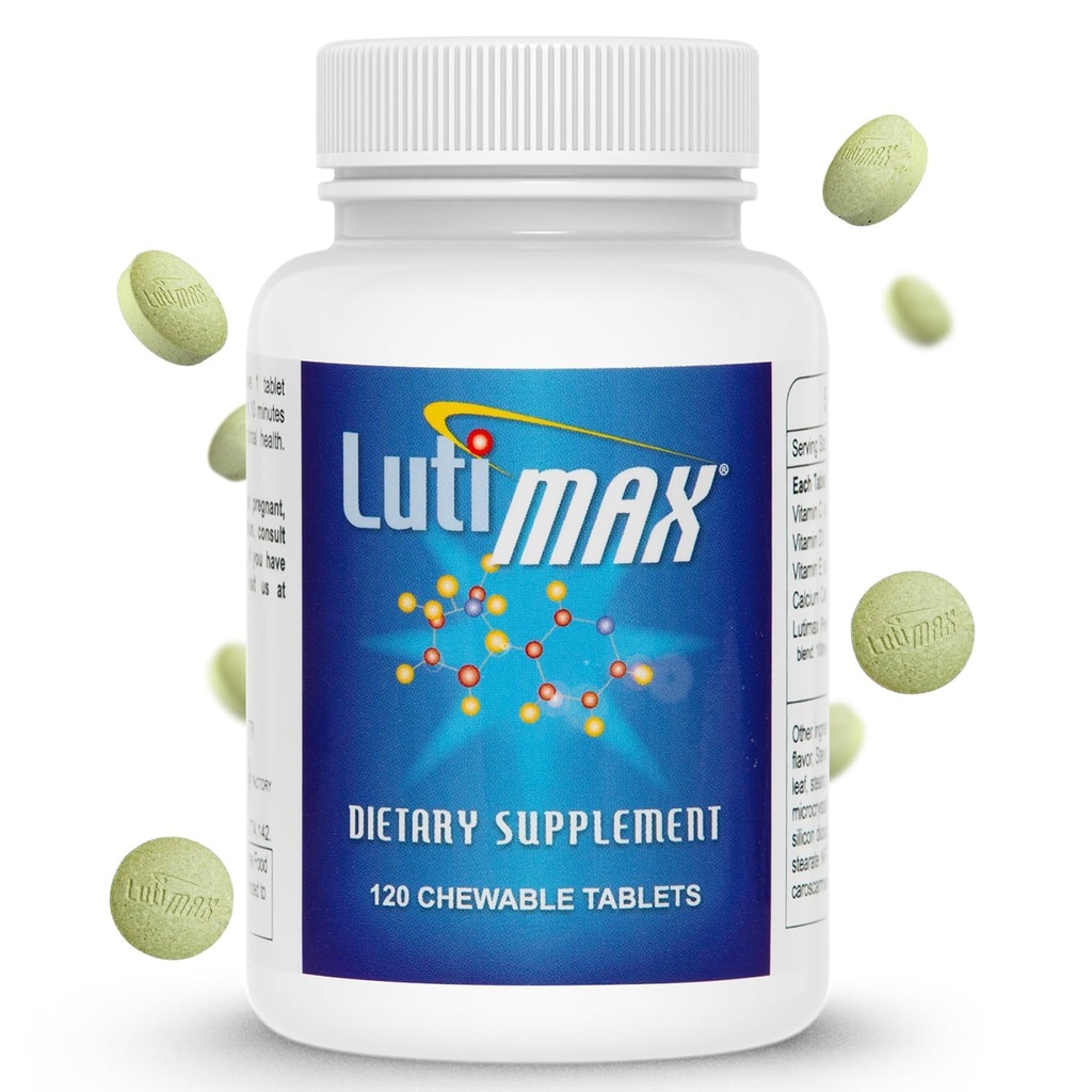 Lutimax Luteolin Complex w/Rutin - Imūnsupport Smadzeņu papildinājumi - Bioflavonoids w/Vitamin C, D & E locītavu, muskuļu un uztura jautājumiem - Antioksidanti Papildinājums w/Immune Support - 120 tabletes