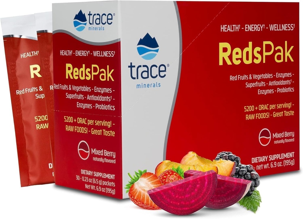 Trace Minerals Reds, 0,23 Ounce, 30-Count
