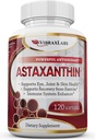 Astaksantīns 10 mg Papildinājums/Labākais tīrais antioksidants no mikroaļģēm, palīdz ādas kopšanai un acīm, locītavu locītavām, veselīgai novecošanai, enerģijas palielināšanai, 120 ne-GMO softgeli - Premium astaksantīna papildinājumi