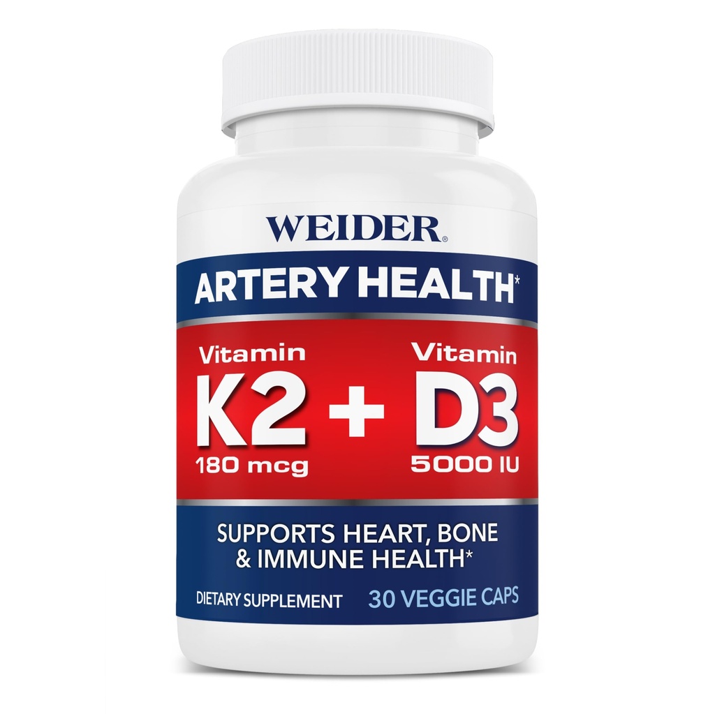 Vegijas kapsulas ar vitamīnu K2 (180mcg) un vitamīnu D3 (5000iu),