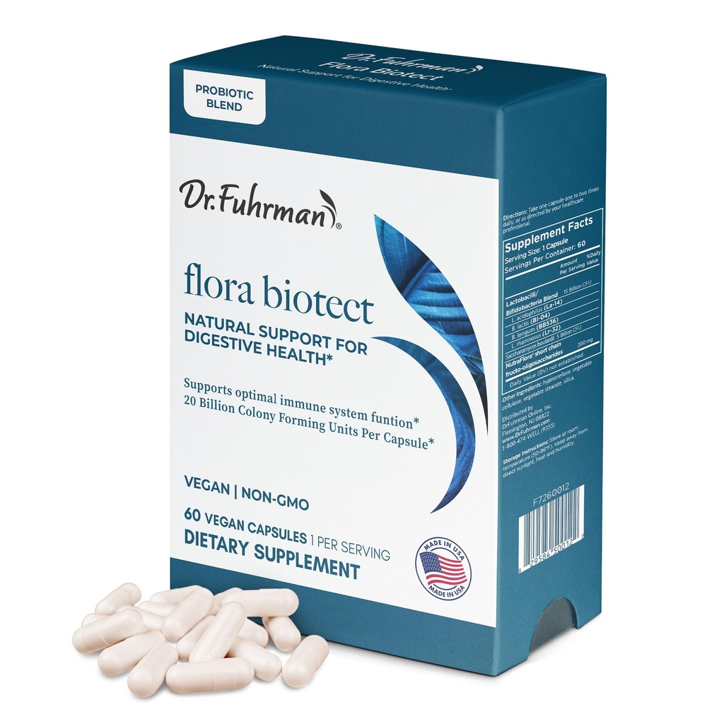 Dr. Fuhrman Flora Biotect, Probiotic, 60 kapsulas