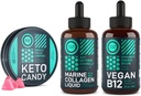 WILD FUEL Keto Gummies, Marine Collagen un Vegan B12 Wellness Bandle