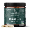 TRIBE ORGANICS Boswellia Serrata kompleksais papildinājums locītavu atbalstam, muskuļu atvieglošanai - Veģetārs Ne-GMO 120 kapsulas, augsts potences līmenis - Boswellin Super ar ingvera ekstraktu un melnajiem pipariem - 420mg