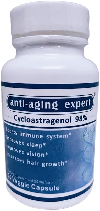 Cikloastragenols 98% Micronized 25mg, 30 Veģetārās kapsulas, 1 pudele