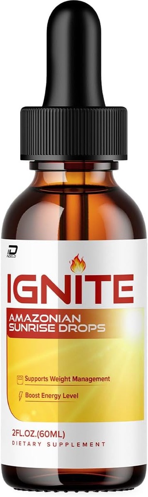 Ignite Amazon Sunrise Drops - Ignite Sunrise Drops Šķidro Papildinājums, Ignite Drops Advanced Daily Health Support Papildinājums, Ignite Drops Atsauksmes (1 Pack - 1 Mēnesis Piedāvājums)