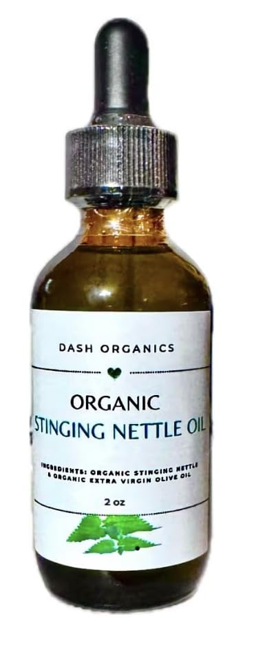 Organiskās Stinging Nettle Oil     - 2 oz 