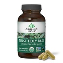 ORGANIC INDIA Tulsi Svētās Baziliks Kapsulas - Svētais Baziliks Ekstrakts, Augu Papildinājums, Imūns Atbalsts, Stresa atvieglošana, Vegan, Bezglutēna, Kosher, Organic, Ne-GMO - 180 Kapsulas