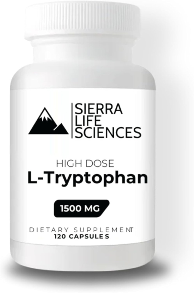 1500 mg lielas L-triptofāna devas maks. viegli samitrināmās kapsulās; bez lipekļa; bez GMO; 40 Pasniedzieni (vienīgais)