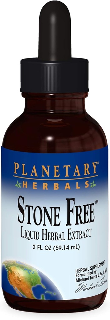 Planetary Herbals Stone Free Liquid Extract Papildinājums - 4 oz