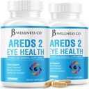 JB Wellness AREDS 2 Acu vitamīns un minerālvielas Papildinājums, Satur luteīnu, C vitamīnu, Zeaksantīnu, Cinku un vitamīnu Uzlabot Redzes papildinājums - 120 Skaits